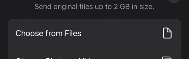 WhatsApp for iOS adds option to send uncompressed images and videos