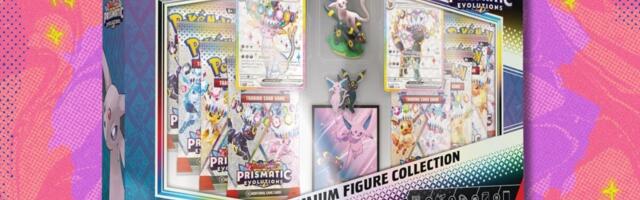 Pokémon TCGs Prismatic Evolutions Premium Figure Collection is $27 less at TCGplayer vs. Amazon