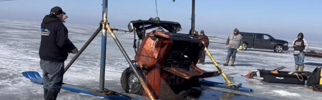 This Ford Trapped In Ice Over 40 Years Ago Is Finally Back On Dry Land