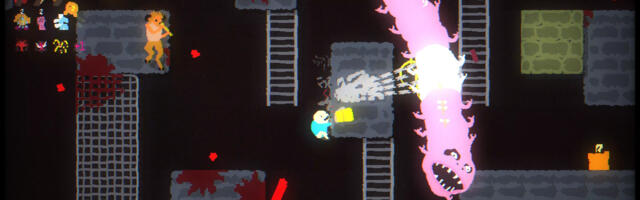 If Vampire Survivors and Spelunky had a baby, it'd be Messhof's Blood Dungeon