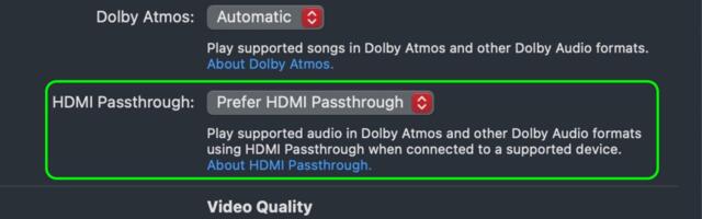 macOS Sequoia Supports HDMI Passthrough for Dolby Atmos Content