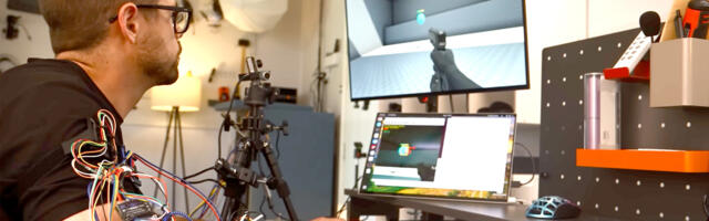 YouTuber's homebrew aim-assist exoskeleton grabs them second place in global Aimlabs leader board — 63% aim boost from AI-powered project