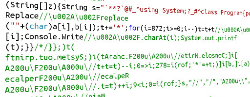 [Translation] How to write Palindrome Polyglot Quines