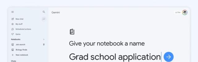 All Gemini users can now access Notebook projects on the web without paying a dime