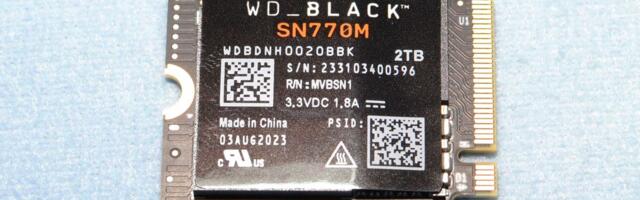 2TB WD Black SN770M (2230) SSD Review: The Portable Gaming System SSD Champion