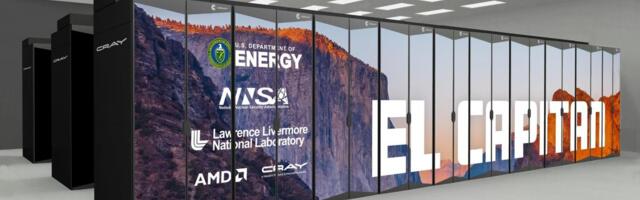 HPE flaunts El Capitan supercomputer blade with AMD's Instinct MI300 — projected to be world's fastest when finished this year