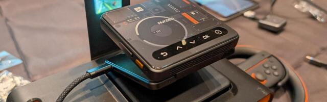Aurzen's Zip Foldable Pocket Projector Gets a Cyberpunk-Themed Makeover