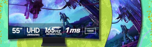 The giant 55-inch Samsung Odyssey Ark curved gaming monitor is on sale for $1,500 off