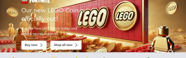 Lego's website was hacked to promote a crypto scam