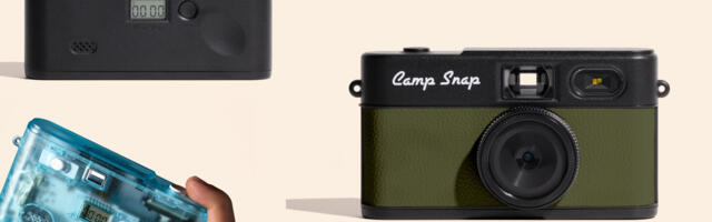 The Camp Snap 2 screenless camera is 15 percent thinner than the original
