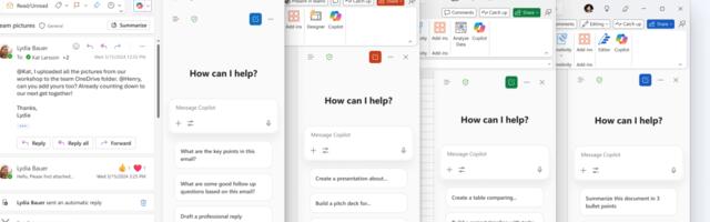 Microsoft’s Office apps now have free Copilot Chat features
