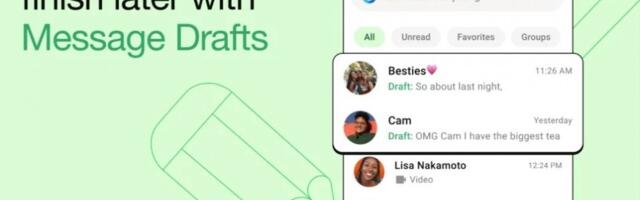 WhatsApp finally gets the message drafts feature, but the messages don't sync across devices