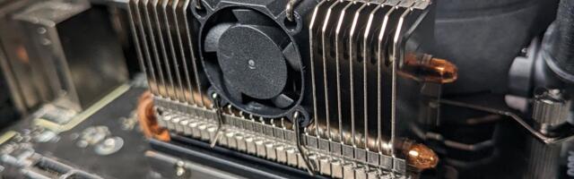 Graugear G-M2HP04-F NVMe Cooler Review: Two heatpipes and a fan deliver strong performance