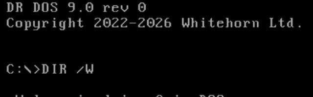 ‘Clean-room reimplementation’ of DR-DOS hits early beta, modernizing the operating system 38 years after its debut — runs Doom, Warcraft, SimCity, and other period-appropriate titles