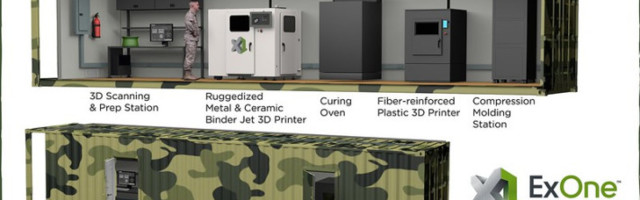 ExOne gets $1.6M DoD contract to build a 3D printing ‘factory’ in shipping container