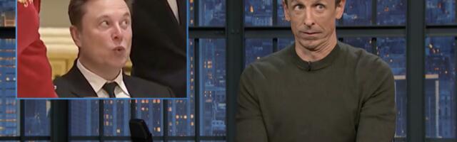 Seth Meyers unpacks Trumps China visit with an entourage of tech CEOs