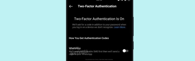 Instagram might soon send you 2FA codes via WhatsApp
