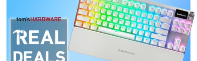 Save $50 on the SteelSeries Apex 7 Ghost mechanical gaming keyboard