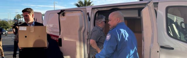 TSA lines in Las Vegas aren't long. Casinos are donating food and basics to agents to keep it that way.