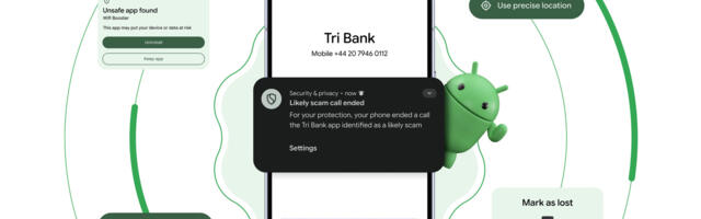 Google announces upcoming security tools for Android, including enhanced protection against banking scam calls