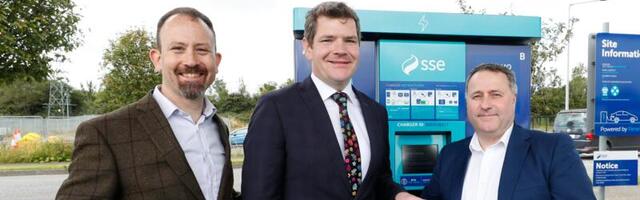 SSE opens its first Irish public EV charging hub in Mullingar