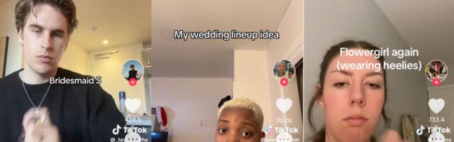 TikTok is plotting your perfect (and totally chaotic) wedding entrance