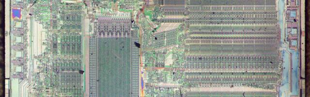 [Перевод] Анализ кристалла 8087: быстрый битовый шифтер математического сопроцессора