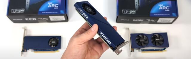 YouTuber assembles single-slot low-profile Intel Arc A380 GPU using A310 cooler
