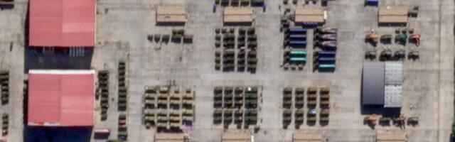 Satellite photos show China prepping to display a full lineup of anti-ship missiles for countering the US Navy