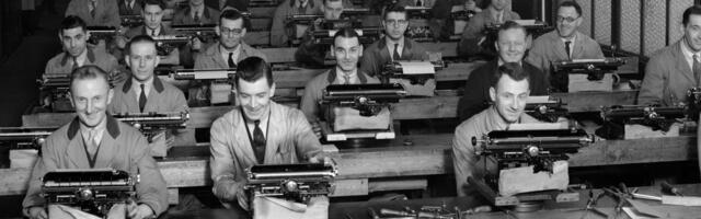 Vintage photos of offices show how the workplace has changed