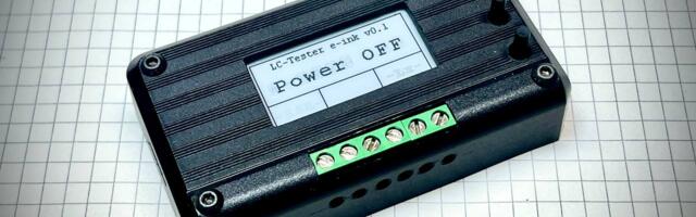 Простой LC-пробник с e-ink дисплеем