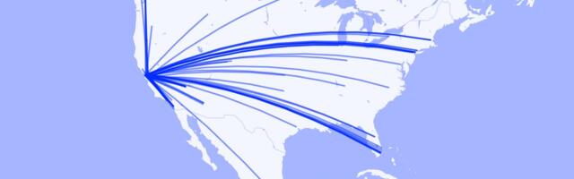 Map shows how almost 100 private jets departed the Bay Area within 2 hours of the Super Bowl ending
