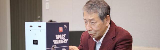 Here's Space Invaders creator Tomohiro Nishikado playing a quarter-scale replica 45 years after it first released