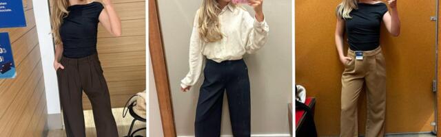 I tried on work pants from Gap, Old Navy, and Banana Republic. I was blown away by one pair's stylish shape and fit.