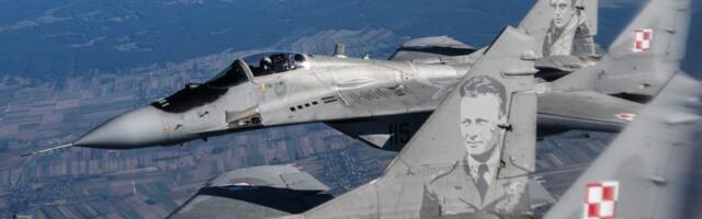 Poland said its fighter jets intercepted a Russian spy plane flying dark over the Baltic Sea