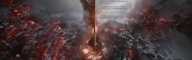 Weather is no longer the primary threat in Frostpunk 2 - people are