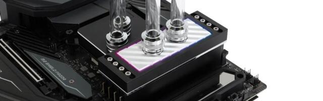 Alphacool's new APEX RAM X4 puts addressable RGBs on a custom cooling memory block