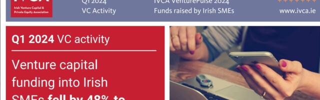 Venture Capital Funding Into Irish Smes Falls by Nearly Half in First Quarter