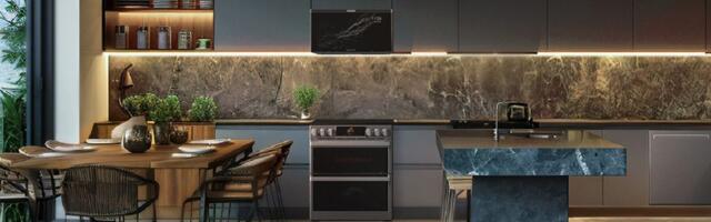 LG’s microwave has a 27-inch display that’ll be perfect for ads