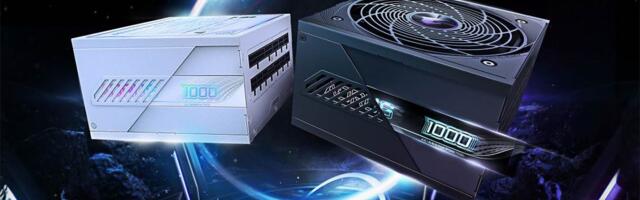 Gigabyte introduces new 80 Plus Platinum power supplies — four Aorus Elite PCIe 5.0 modular 850W and 1000W PSUs announced
