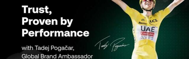 KuCoin partners with Tour de France champion Tadej Pogačar to advance trust and performance in crypto