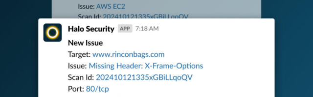 Halo Security Launches Slack Integration for Real-Time Alerts on New Assets and Vulnerabilities