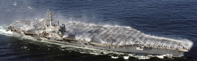 What Happens When A Fire Breaks Out On A US Aircraft Carrier's Flight Deck?