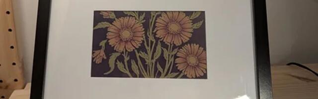Raspberry Pi Zero 2 W uses AI to make infinite flower paintings on an e-ink display