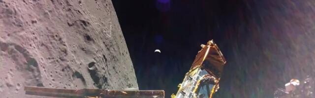 See the Earth rising and setting behind the moon in new Blue Ghost footage