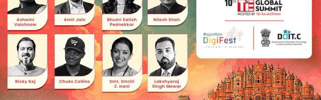 Rajasthan DigiFest X TiE Global Summit 2026 To Bring Policymakers, Investors & Founders Together in Jaipur
