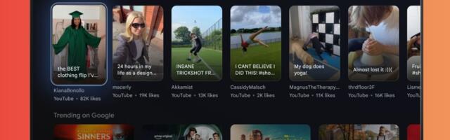 Google TV is getting a dedicated row for YouTube Shorts