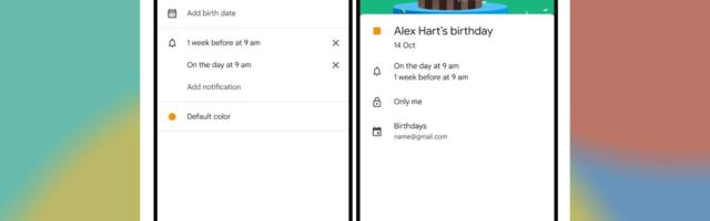 Birthdays Get Overhaul in Google Calendar