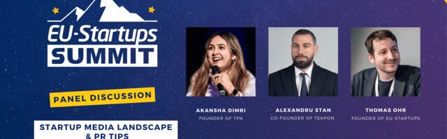 Meet the experts joining the “Startup Media Landscape and PR Tips” panel discussion at the EU-Startups Summit 2026!