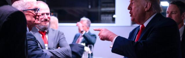 Trump praises 'Tim Apple' in a nod to his infamous name slip-up